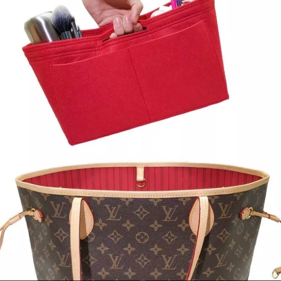 Purse Tote Large Insert +Zip Case Protector Speedy - Picture 8 of 8